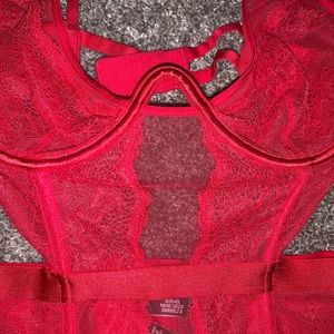 GORGEOUS RED LINGERIE TOP